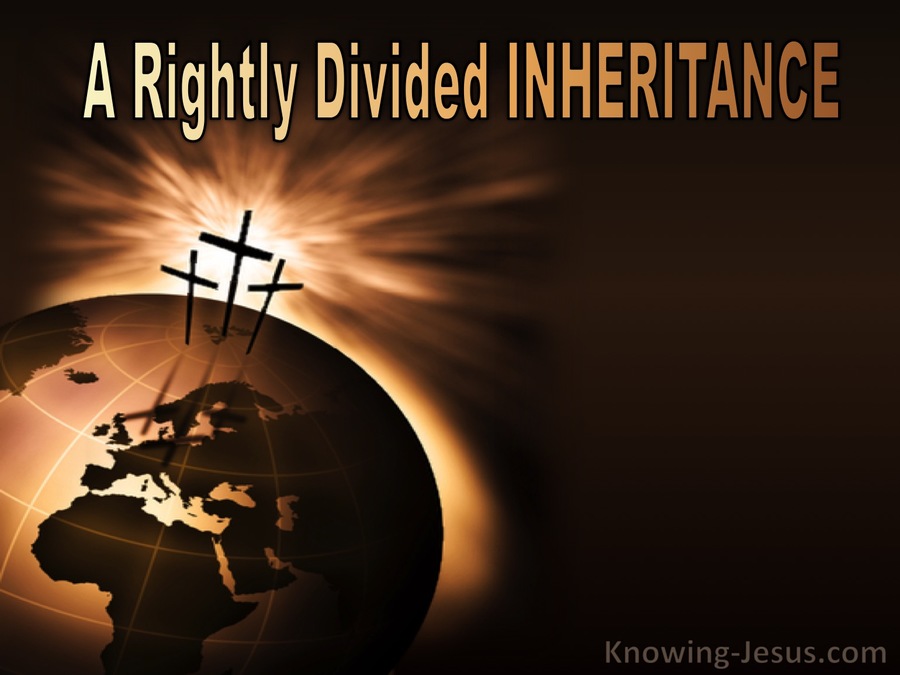 A Rightly Divided Inheritance (devotional)11-29 (beige)